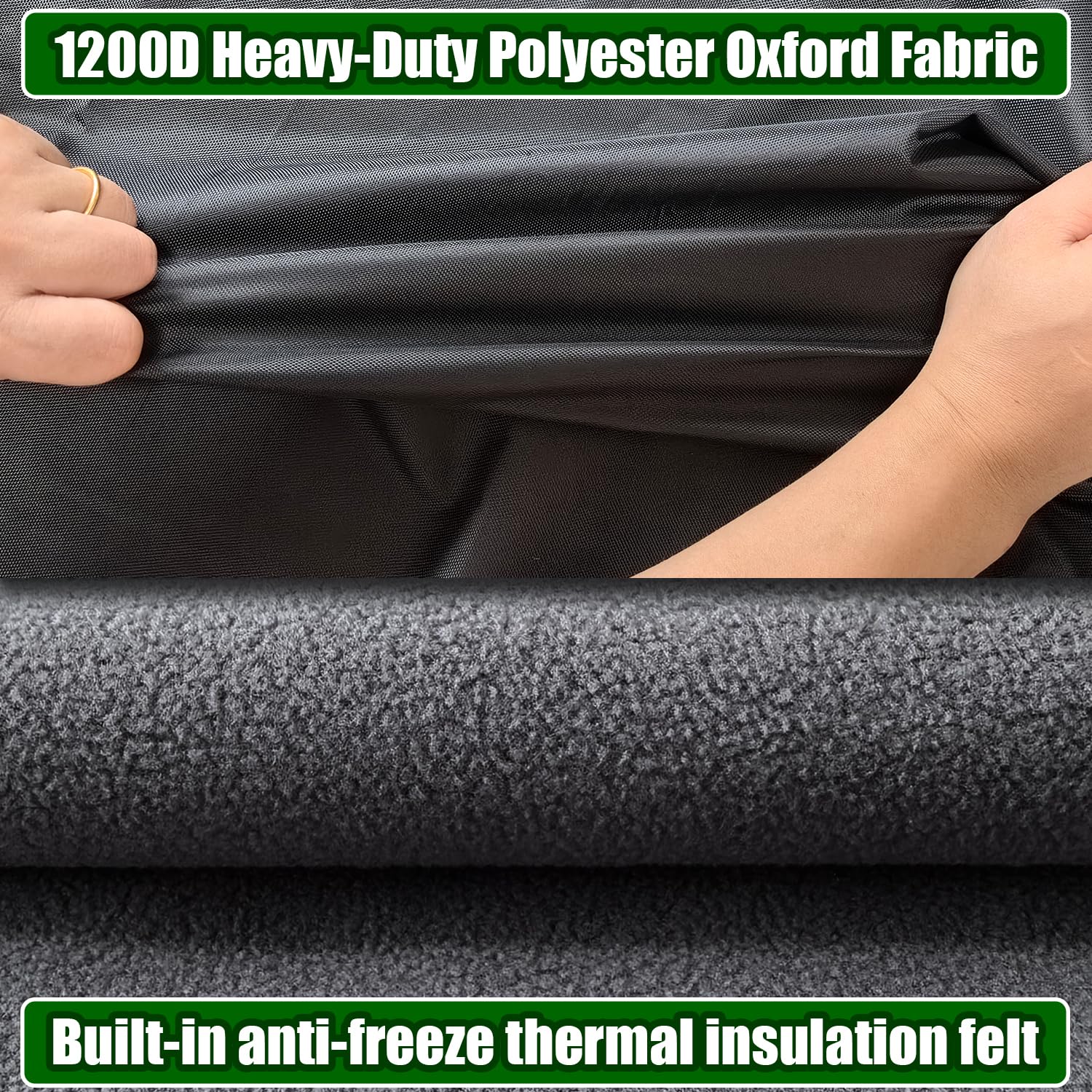 TiantianBao crate cover top/bottom zippers enable easy access.