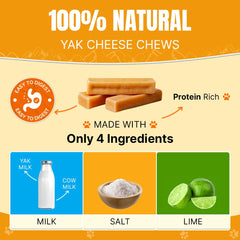 Tibetan Dog Chew Yak Cheese Sticks cut-open shows protein-rich crunchy texture
