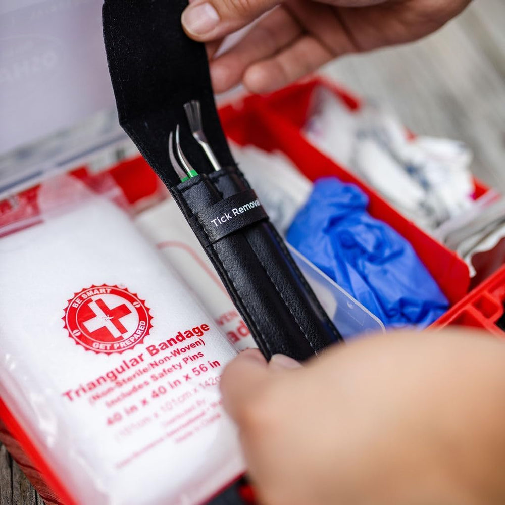 TickCheck kit primeros auxilios naturaleza: listo para emergencias al aire libre.