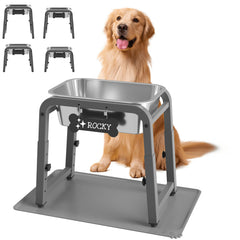 TIDANT elevated large dog water bowl stand showcased for sturdy, stable hydration