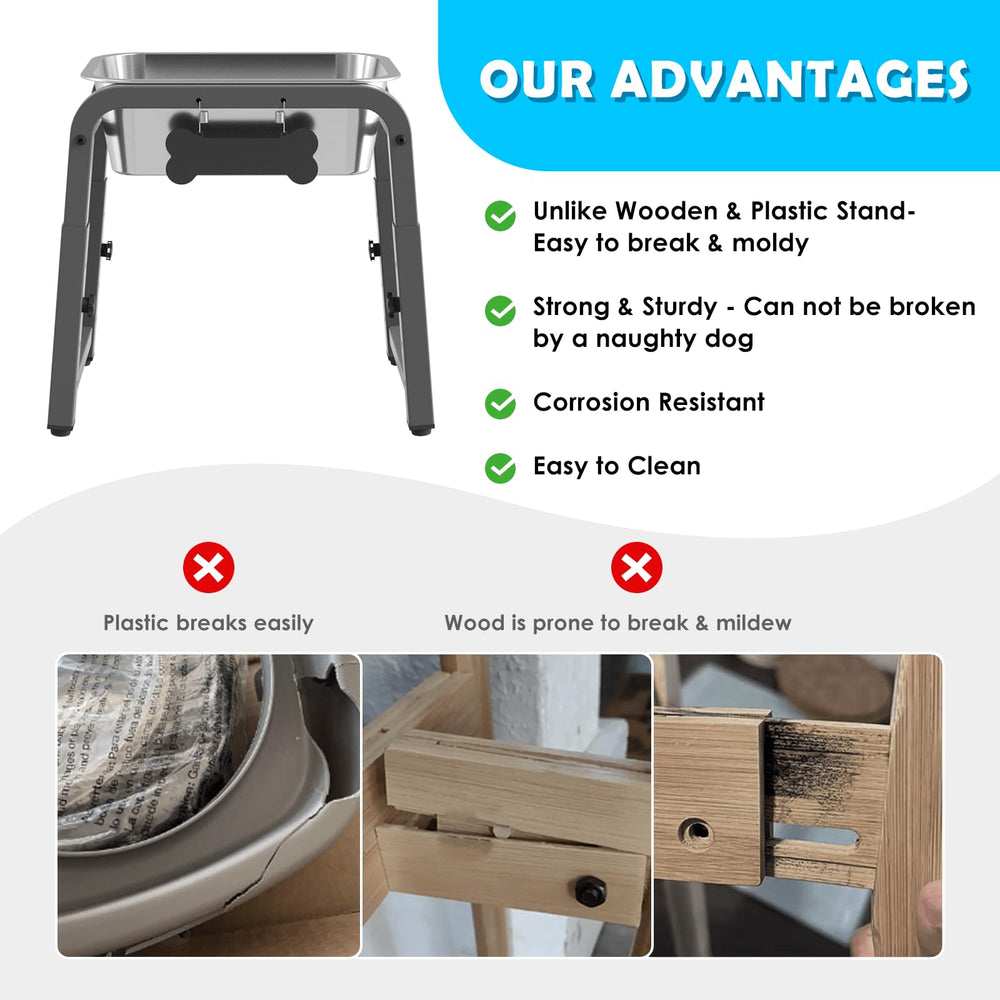 TIDANT rust-resistant metal frame ensures durability for daily use
