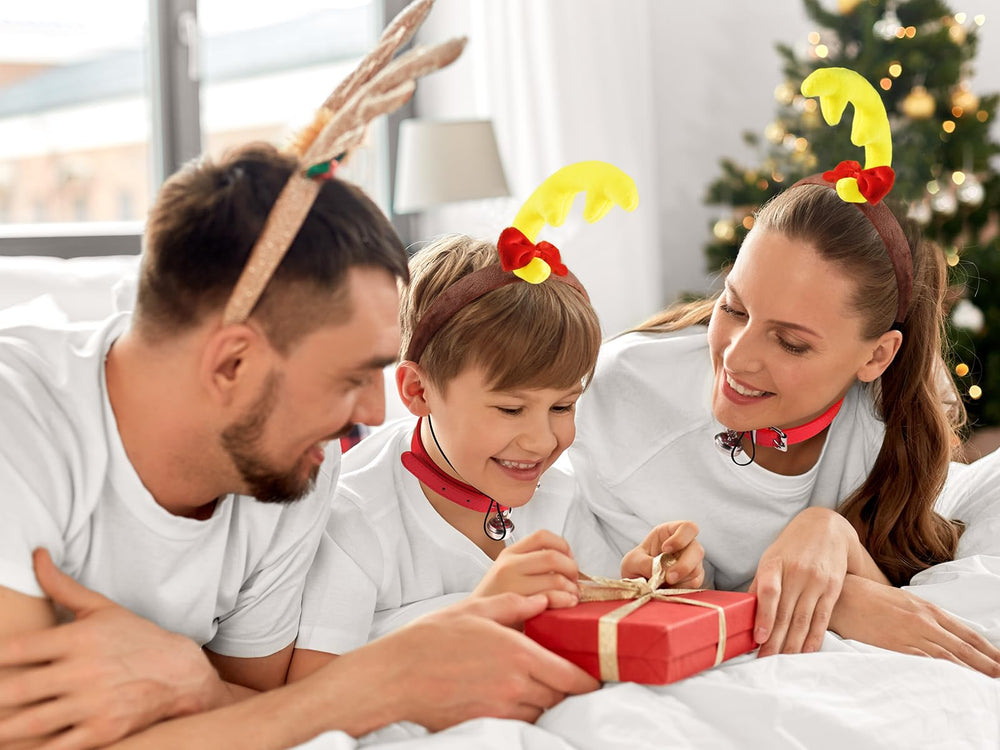 TideTaho reindeer headband for holiday photos and events