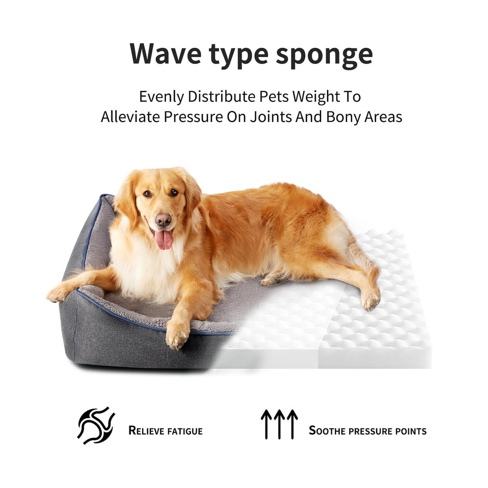 Tidore bed features anti-slip bottom to stay in place.