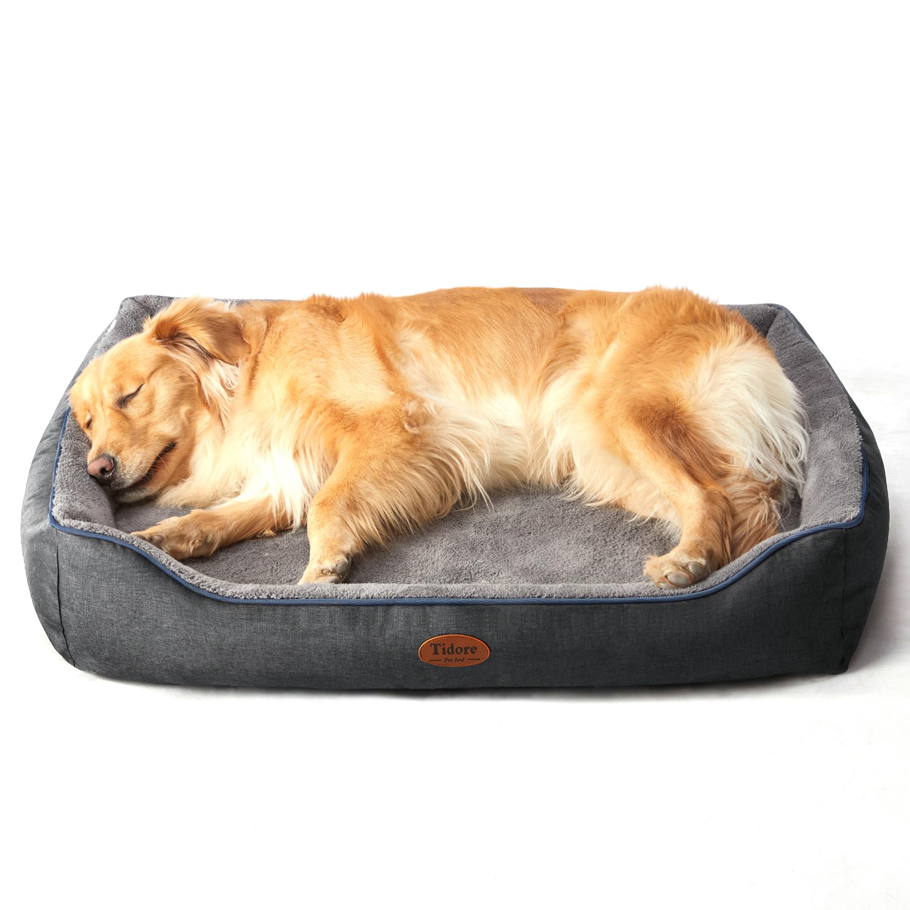 Tidore orthopedic bed with egg crate foam supports joints and comfort.