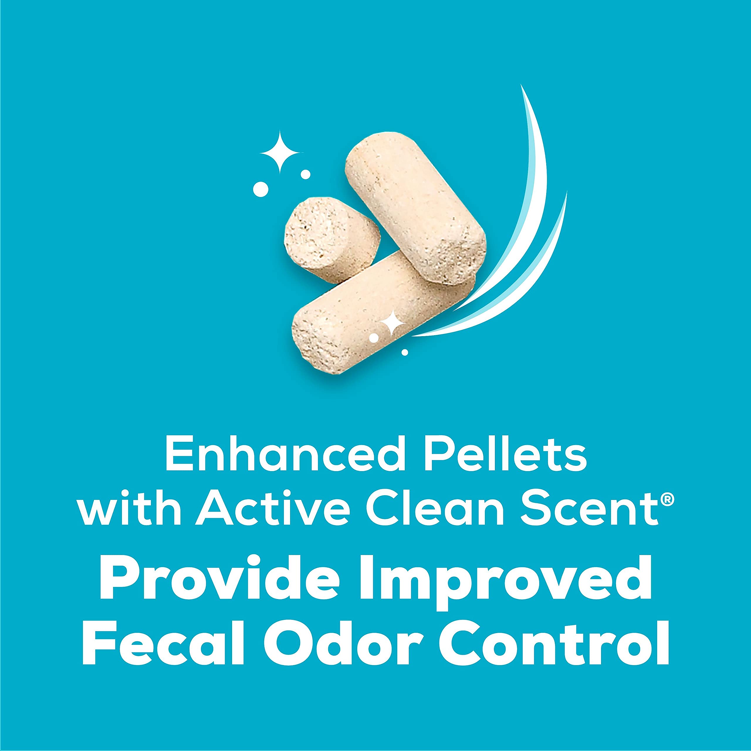 Tidy Cats Breeze odor-control in action with enhanced scent