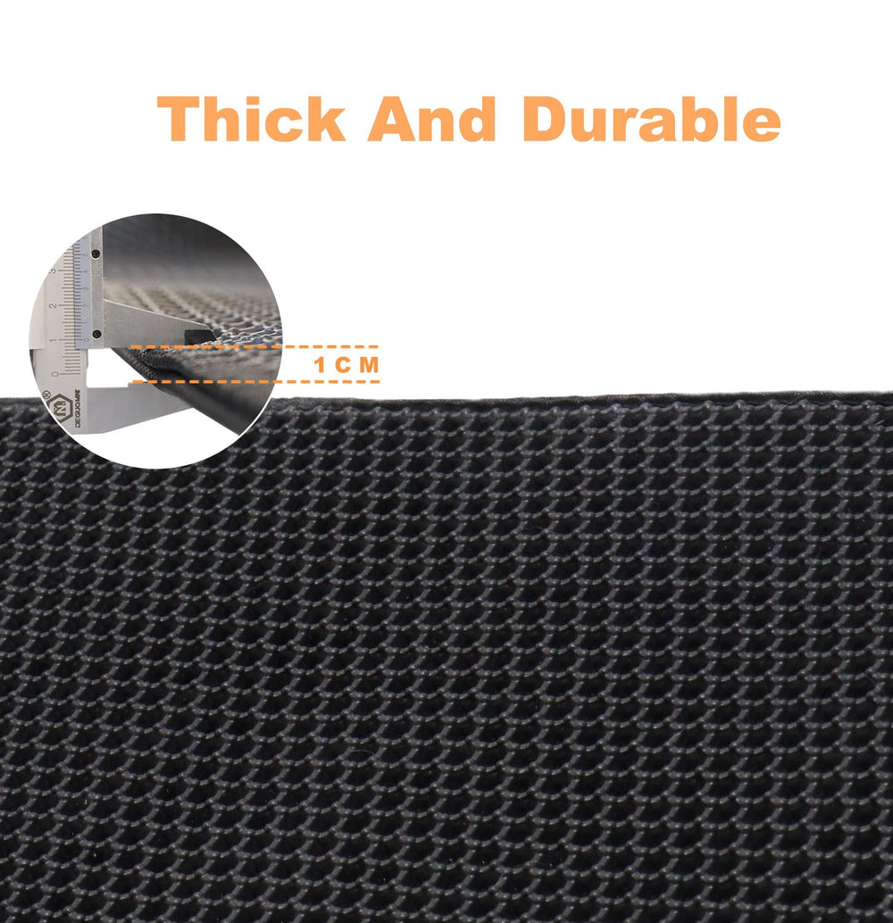 TidyNuts Cat Litter Mat anti-tracking helps daily paws.