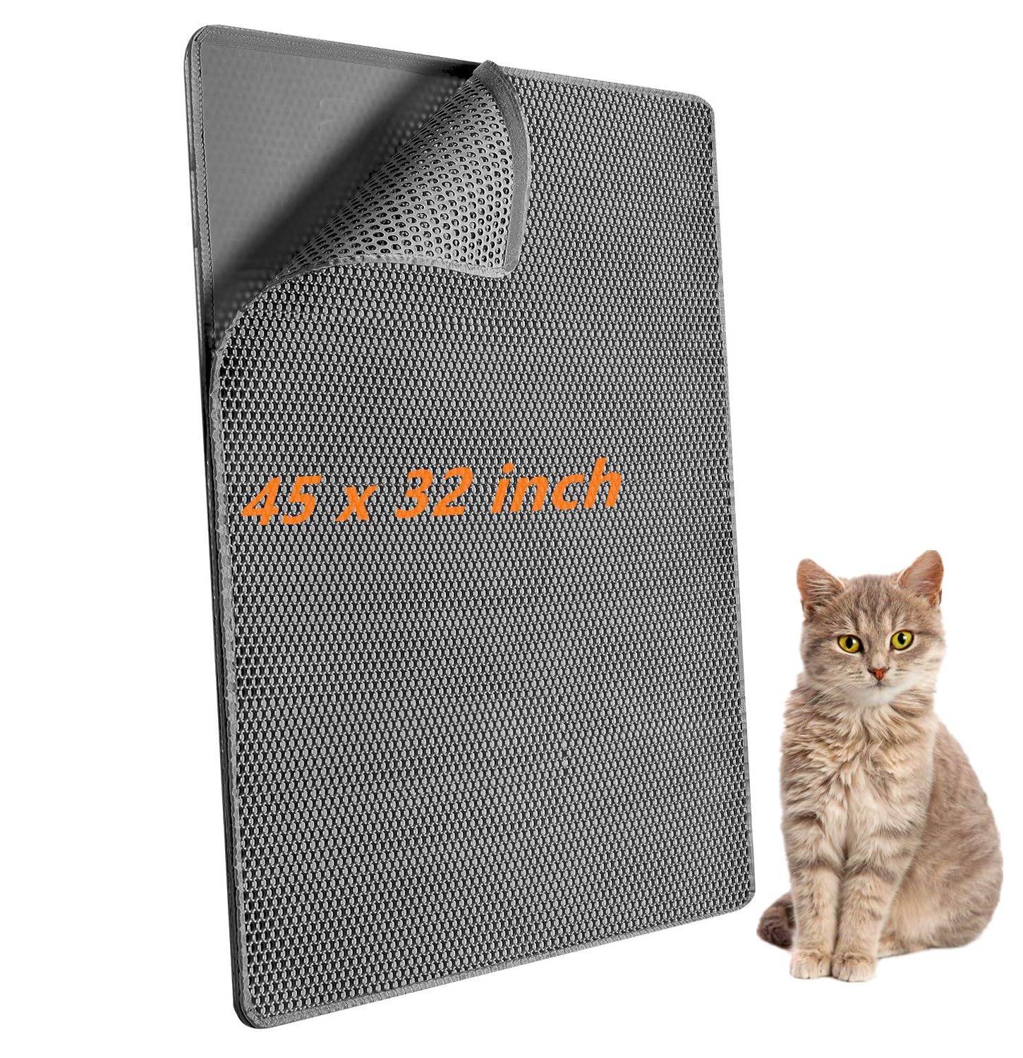 TidyNuts honeycomb design close-up traps litter effectively