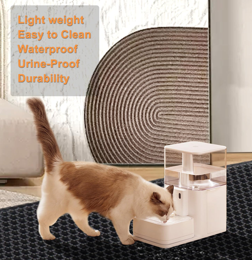 TidyNuts Cat Litter Mat waterproof bottom preventing spills.
