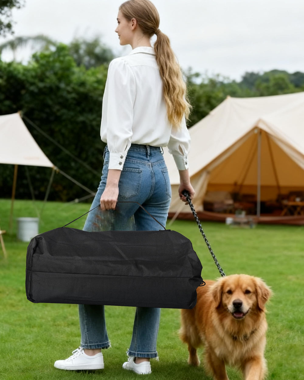 Tiemlet crate ideal for outdoor travel with quick setup
