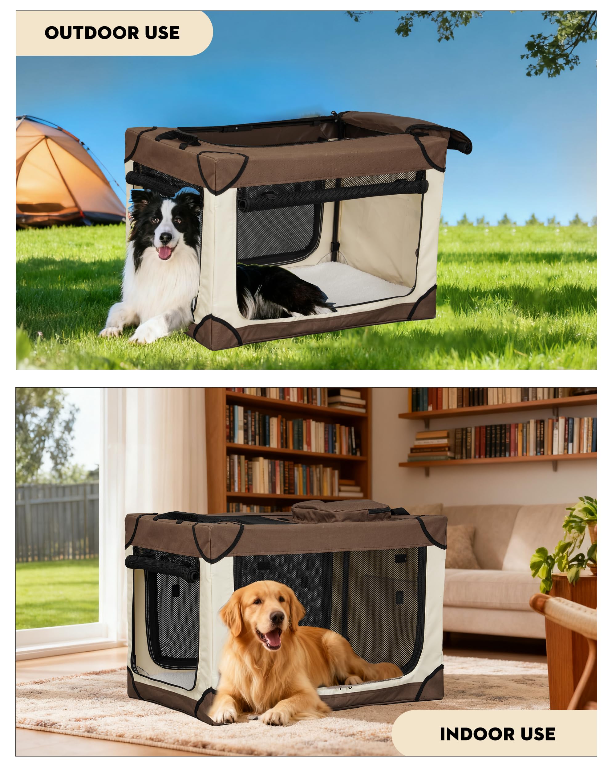 Tiemlet crate side pockets for convenient outdoor storage