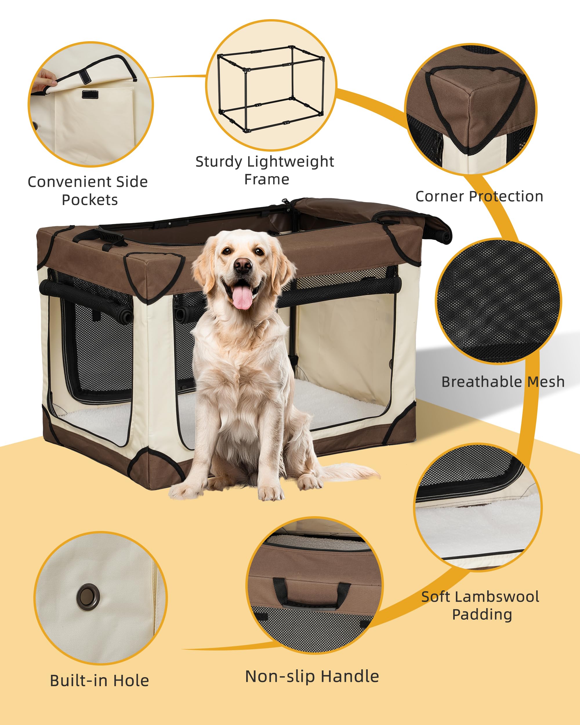 Tiemlet crate plush mat for cozy lounging during travel