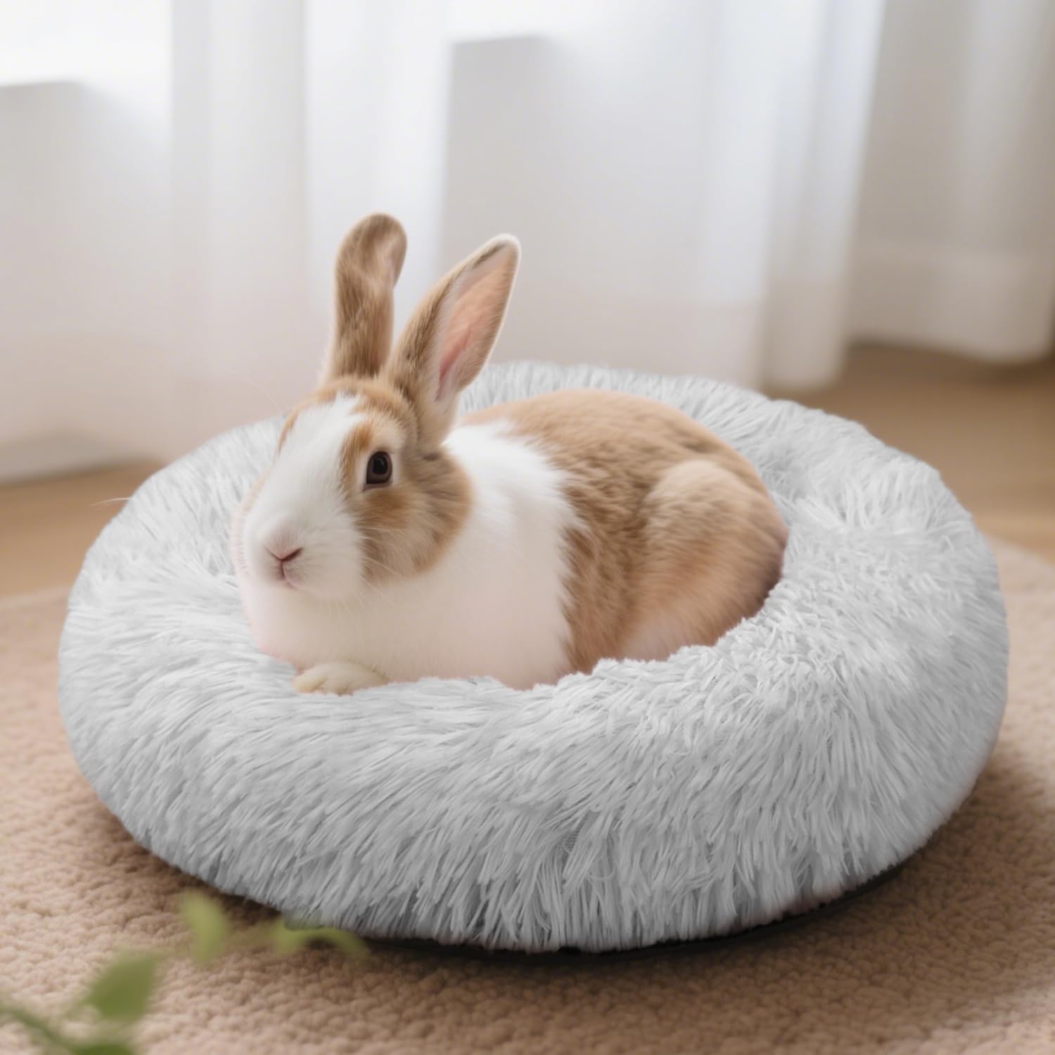 Tierecare Bunny Bed size 15.7x15.7 inches suitable for guinea pigs.