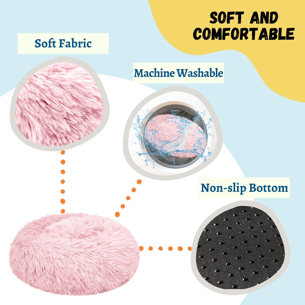Tierecare Bunny Bed shows non-slip bottom to stay in place.