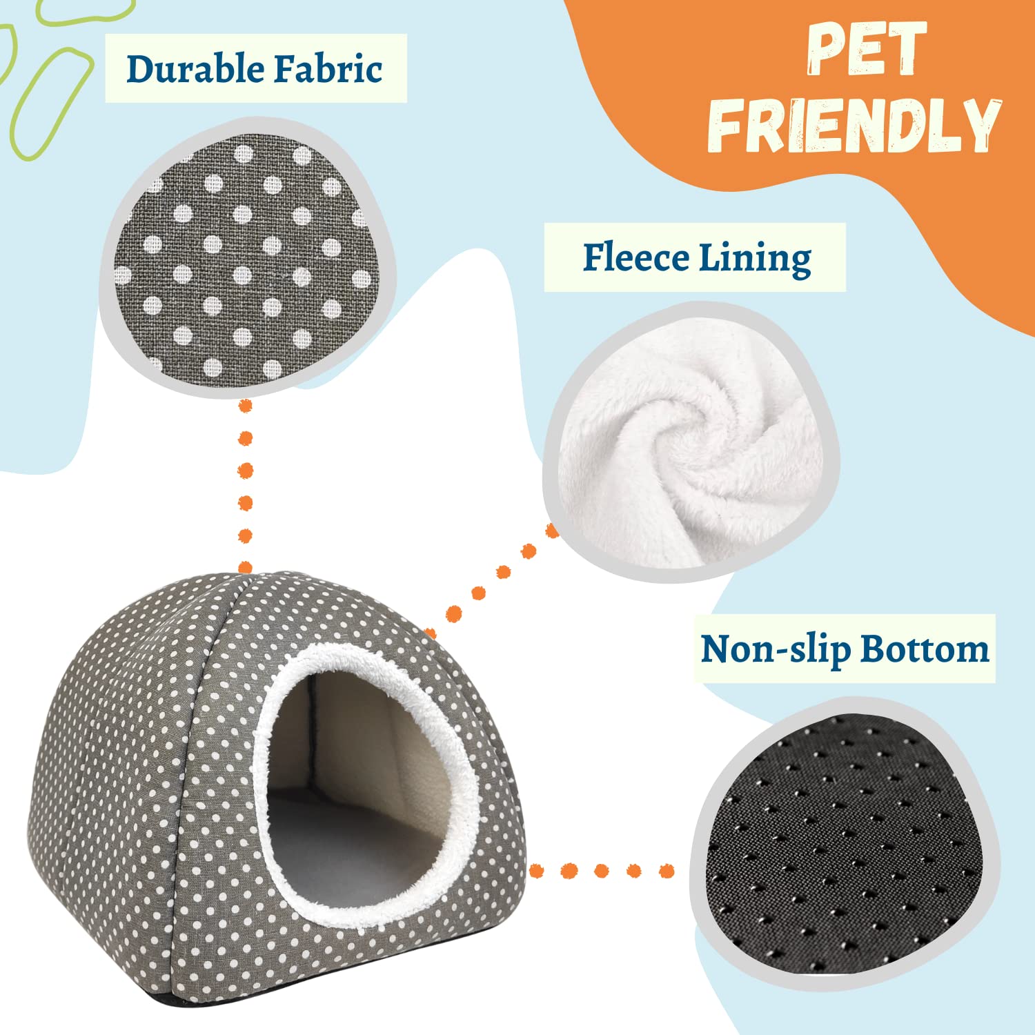 Tierecare Rabbit Hideout removable pee pad—easy cleaning and tidy pet space.