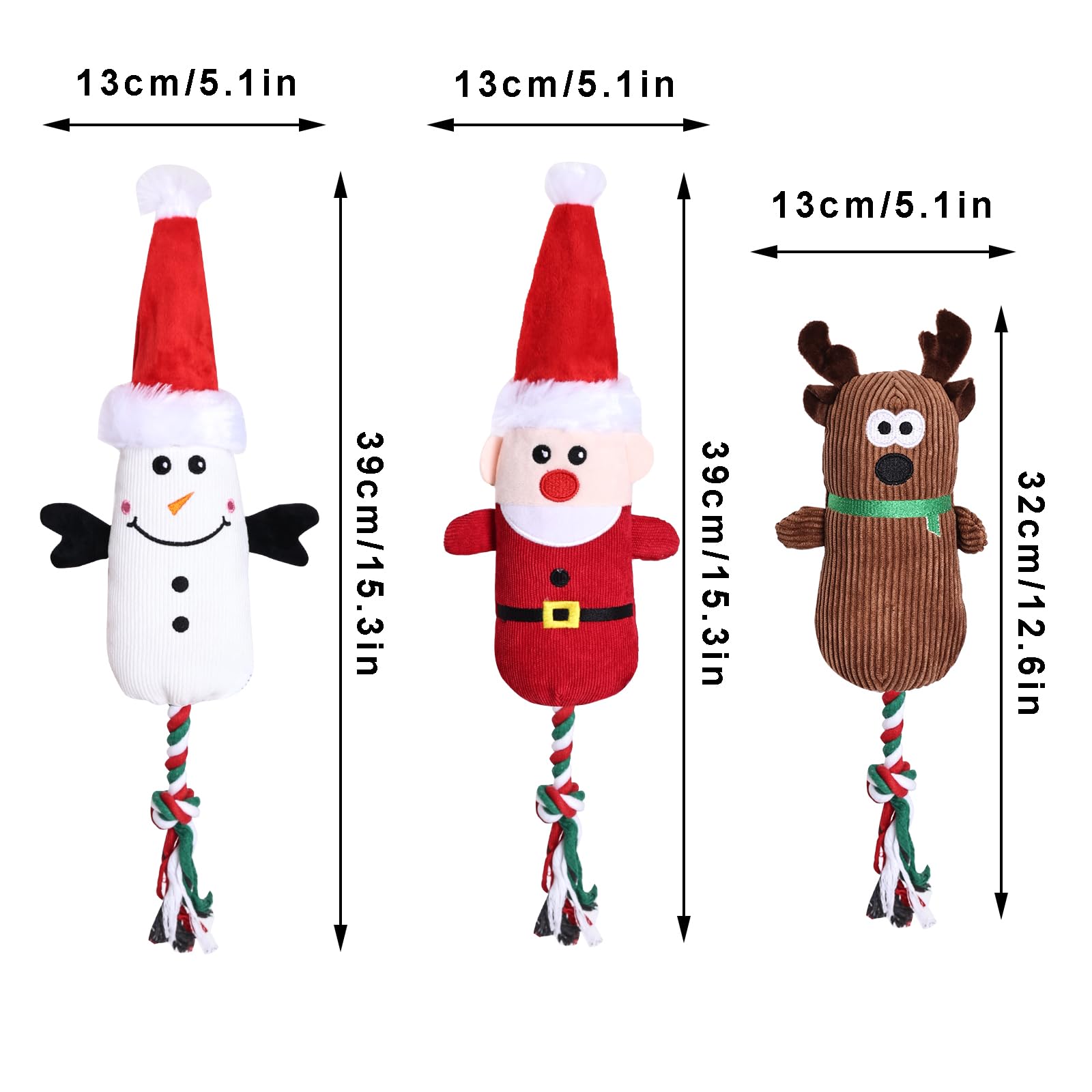 tiggell snowman squeaky dog toy supports mental stimulation during play