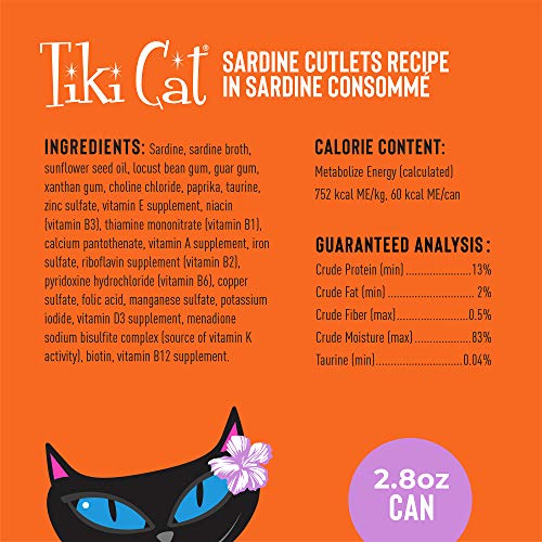 Tiki Cat Grill serving cat eating scene captures mealtime enjoyment.
