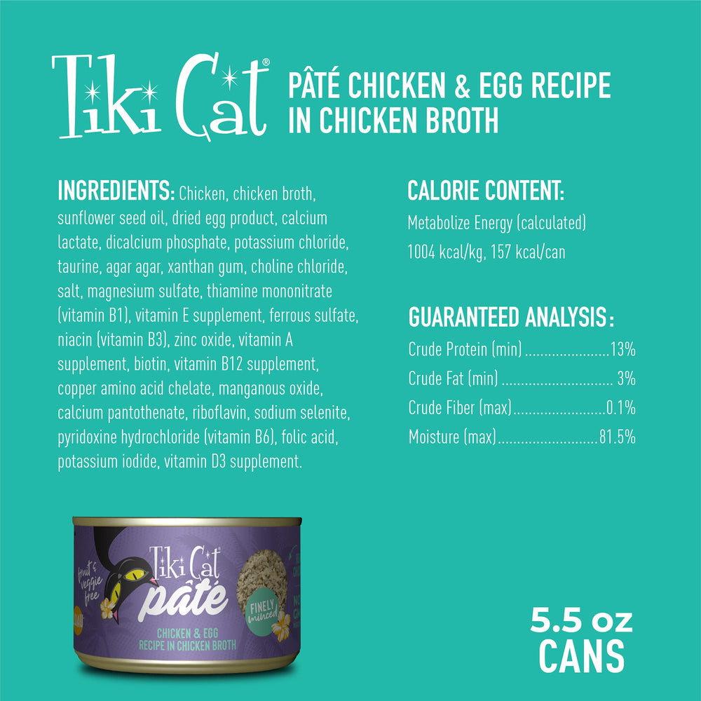 Tiki Cat Luau Pâté serving in broth photo highlights moisture-rich meal