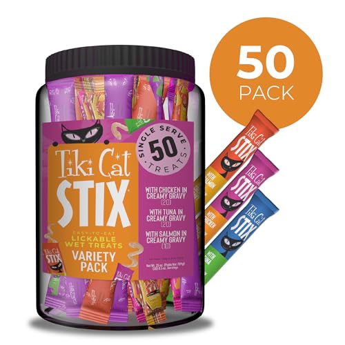 Tiki Cat Stix Mousse texture closeup reveals creamy, lickable goodness.
