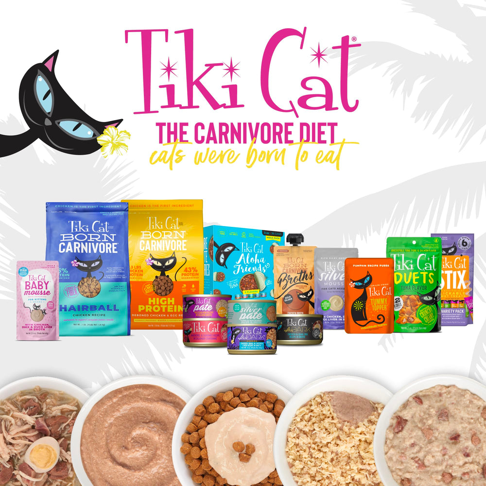 Tiki Cat After Dark Shreds texture closeup—shreds and gravy-like moisture enhance aroma.