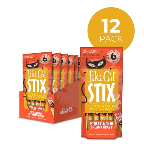Tiki Cat Stix Mousse single-serve packaging highlights portion control and freshness
