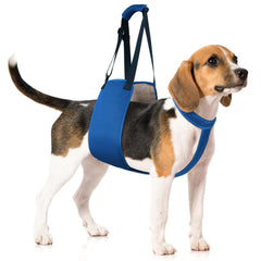 Tikibest adjustable dog lift harness strap closeup shows secure fixing strap.