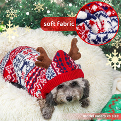 TUKOAW dog sweater chest and abdomen coverage helps protect pets in cold weather.