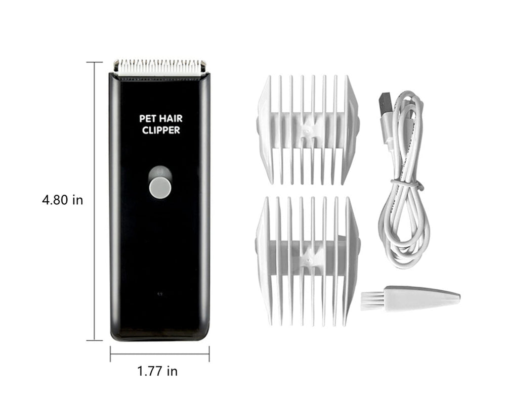 Tileon dog clippers with guide combs enables precise length control.