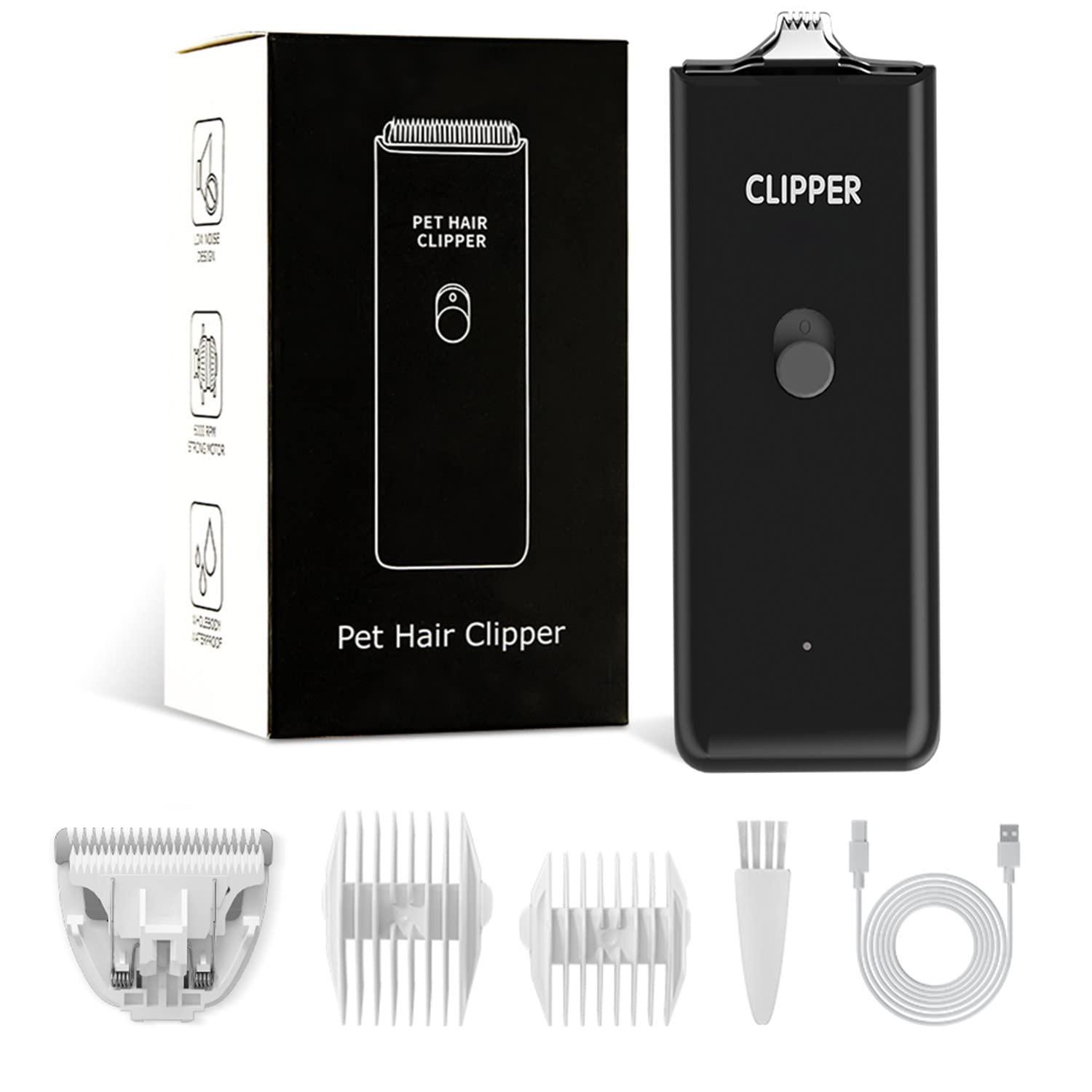 Tileon dog clippers packaging shows sleek design for easy, at-home grooming