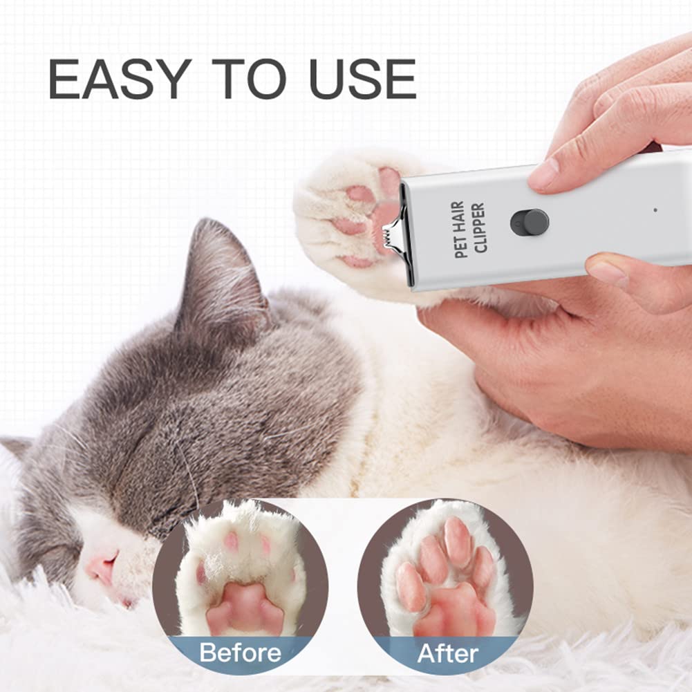 Tileon Feet Hair Trimmer ceramic blade close-up emphasizing precise safe grooming