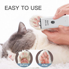 Tileon Feet Hair Trimmer ceramic blade close-up emphasizing precise safe grooming