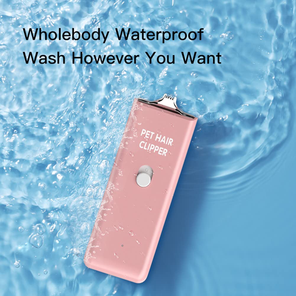 Tileon Feet Hair Trimmer washable blade being rinsed after use