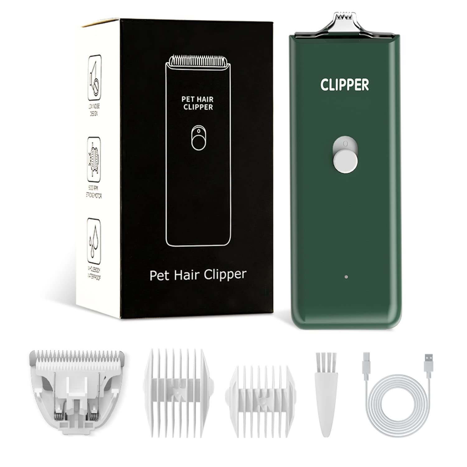 Tileon Feet Trimmer Green full view for safe at-home pet grooming