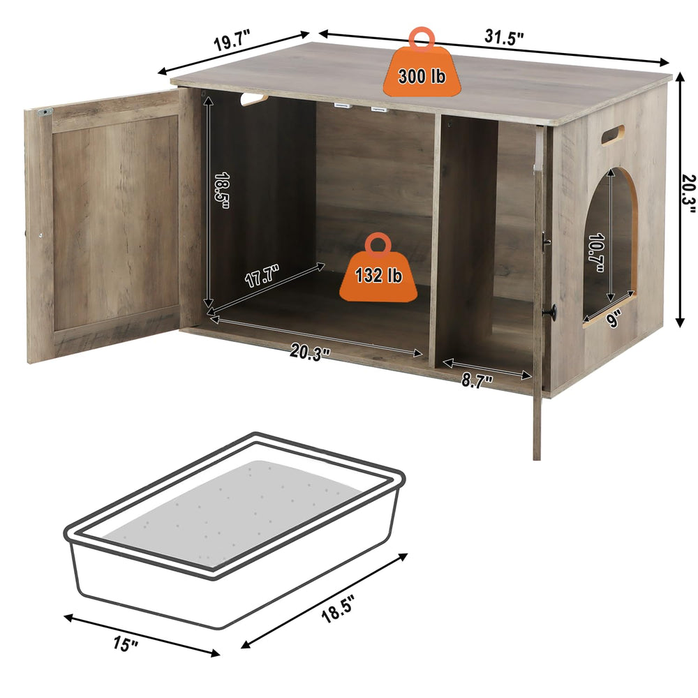 Timberer enclosure side ventilation vents promote air flow