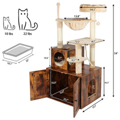Timberer cat tree multi-level perches offer climbing options for energetic felines.