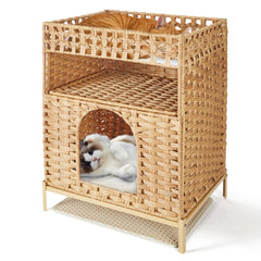 TIMIEEYA Hidden Litter Box front angle shows discreet cat enclosure for living spaces.