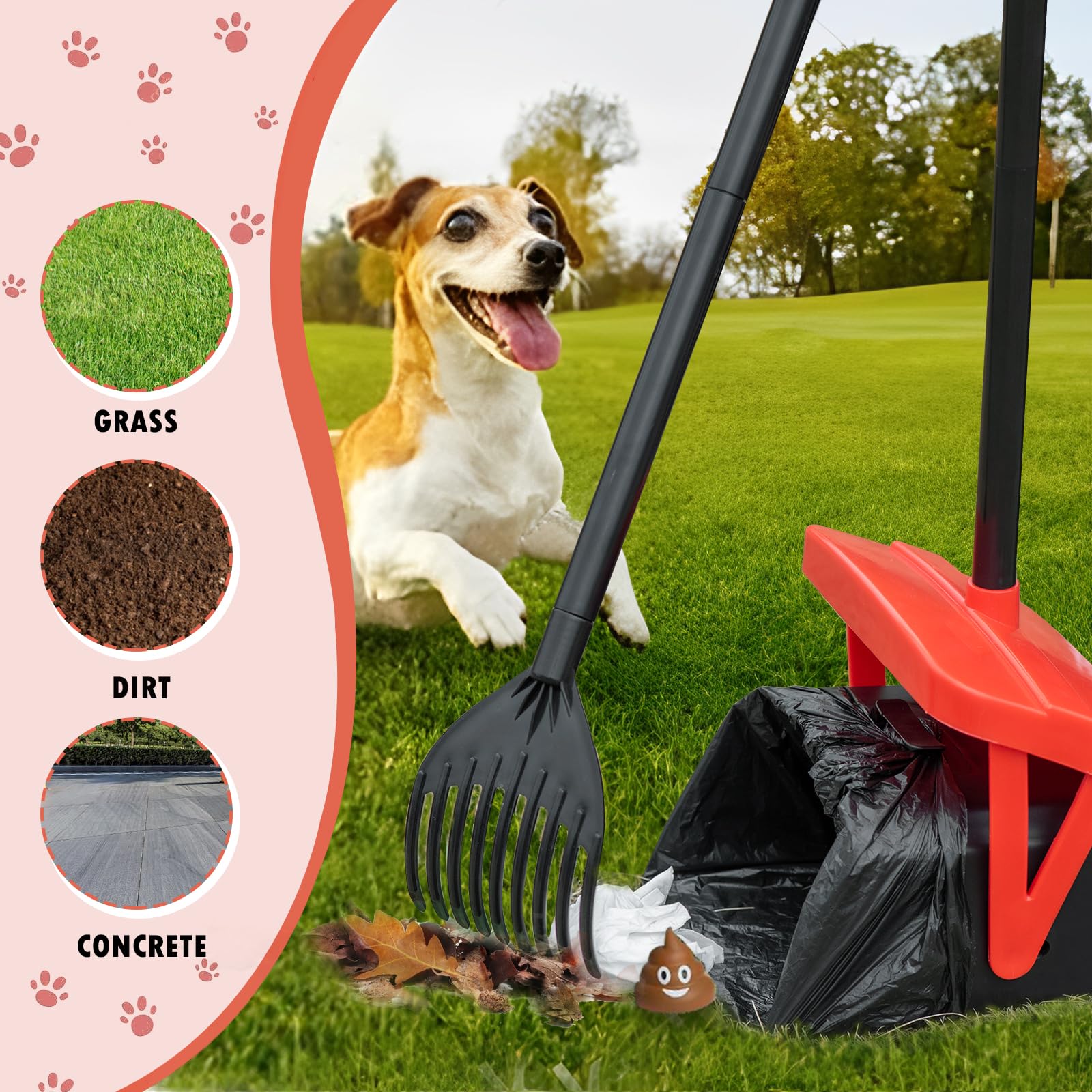 TIMINGILA outdoor cleanup versatility for leaves, grass, and toys.