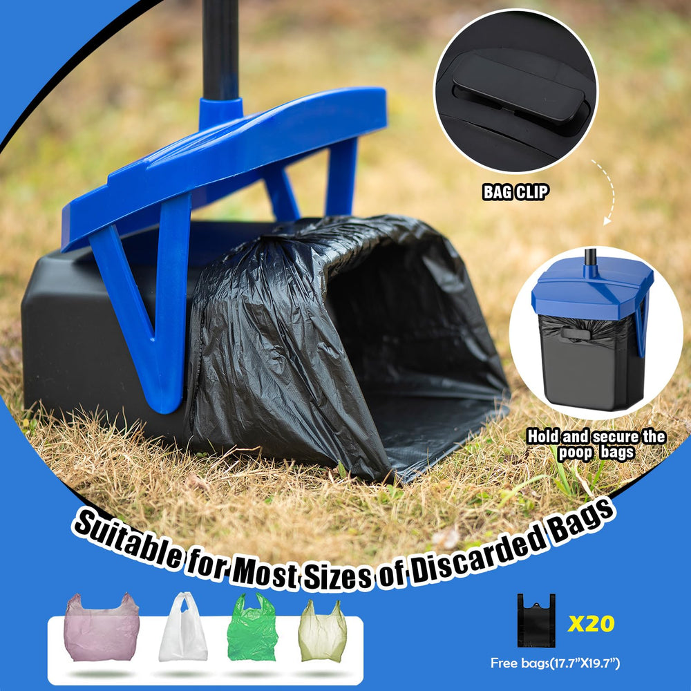 TIMINGILA rake-bin combo simplifies waste containment during cleanup.