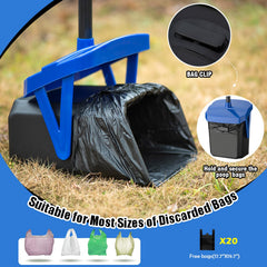 TIMINGILA rake-bin combo simplifies waste containment during cleanup.