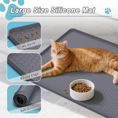 TIMOHCR silicone litter mat emphasizes waterproof surface for floors