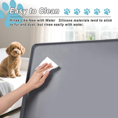 TIMOHCR pee pad tray clip secured pads shows clip usage for secure setup.