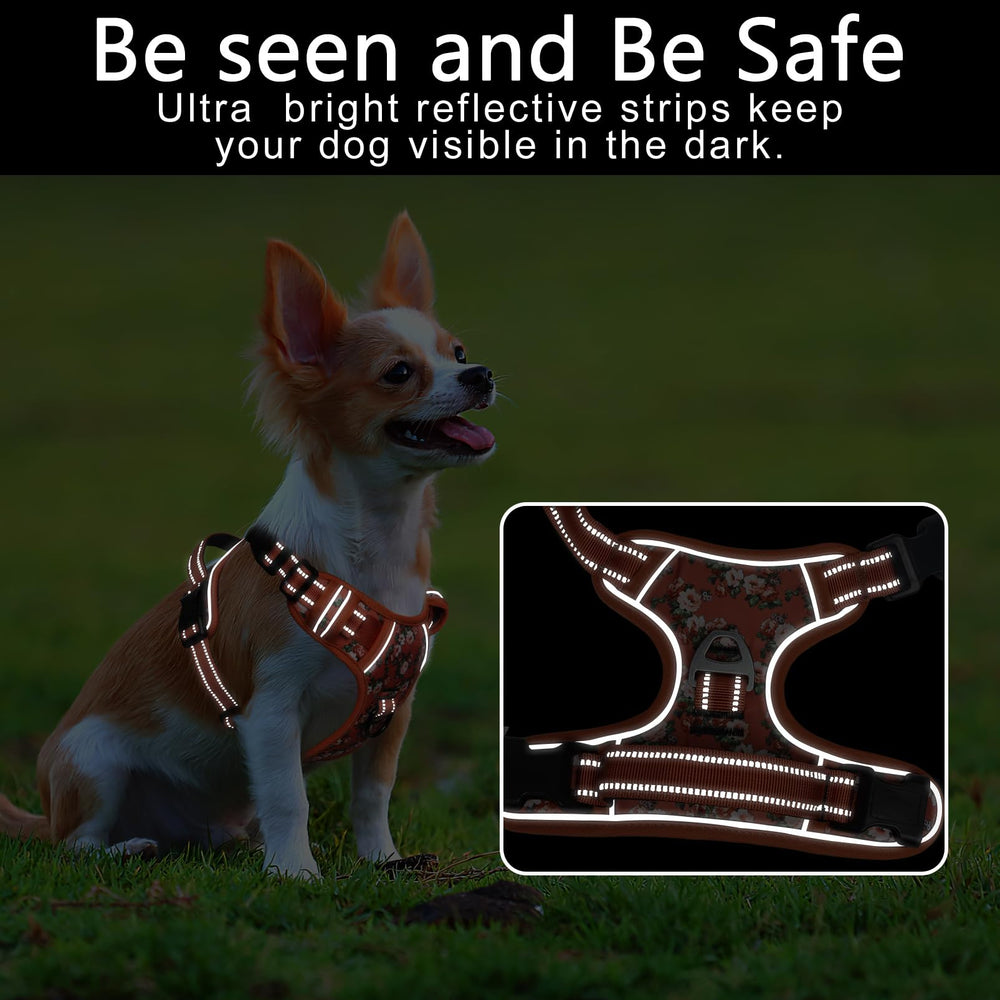 Timos dog harness with adjustable straps for a customizable fit.