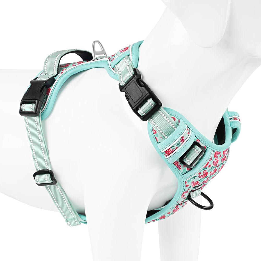 Timos dog harness features breathable mesh for comfort and safety