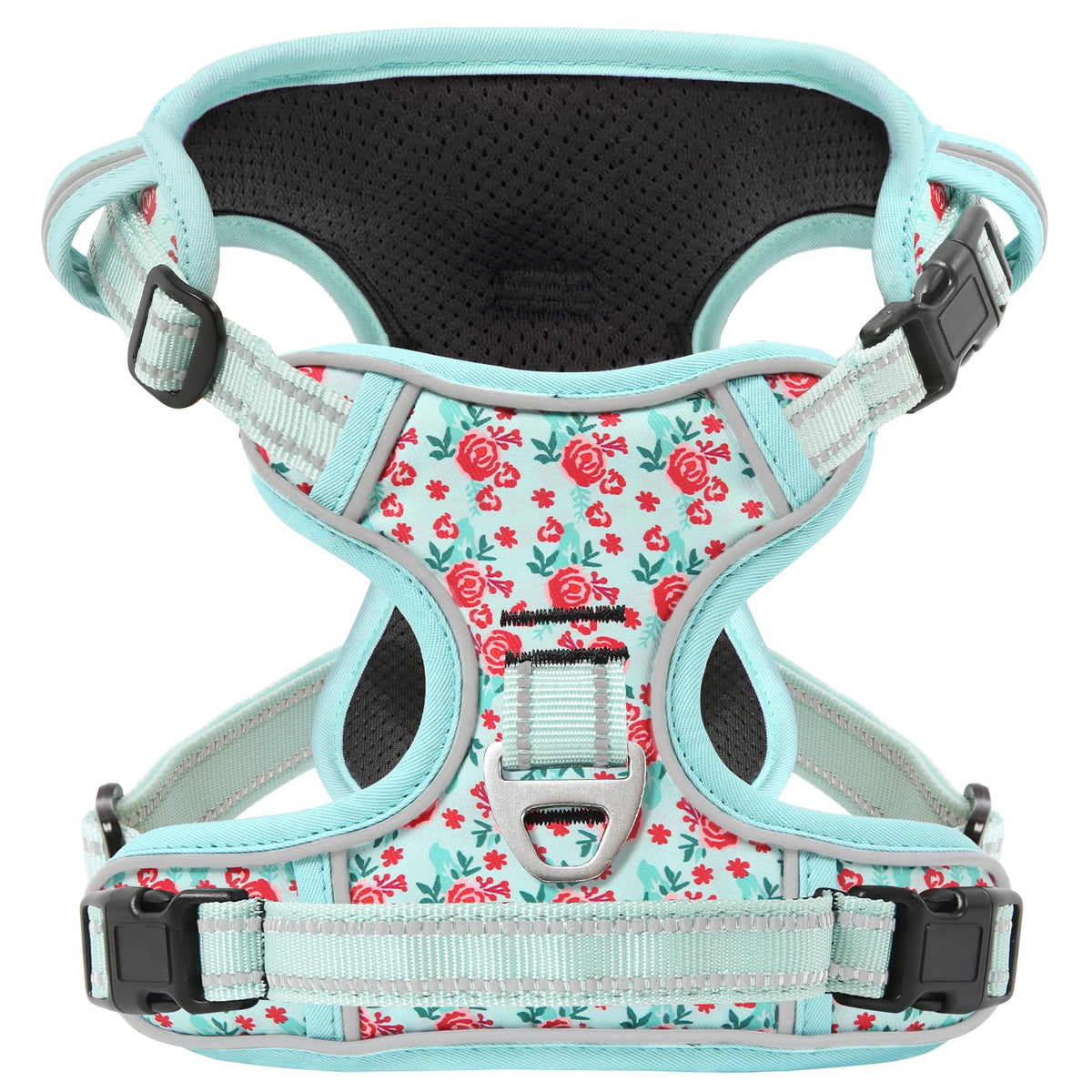 Timos dog harness dual leash clips for safer walks