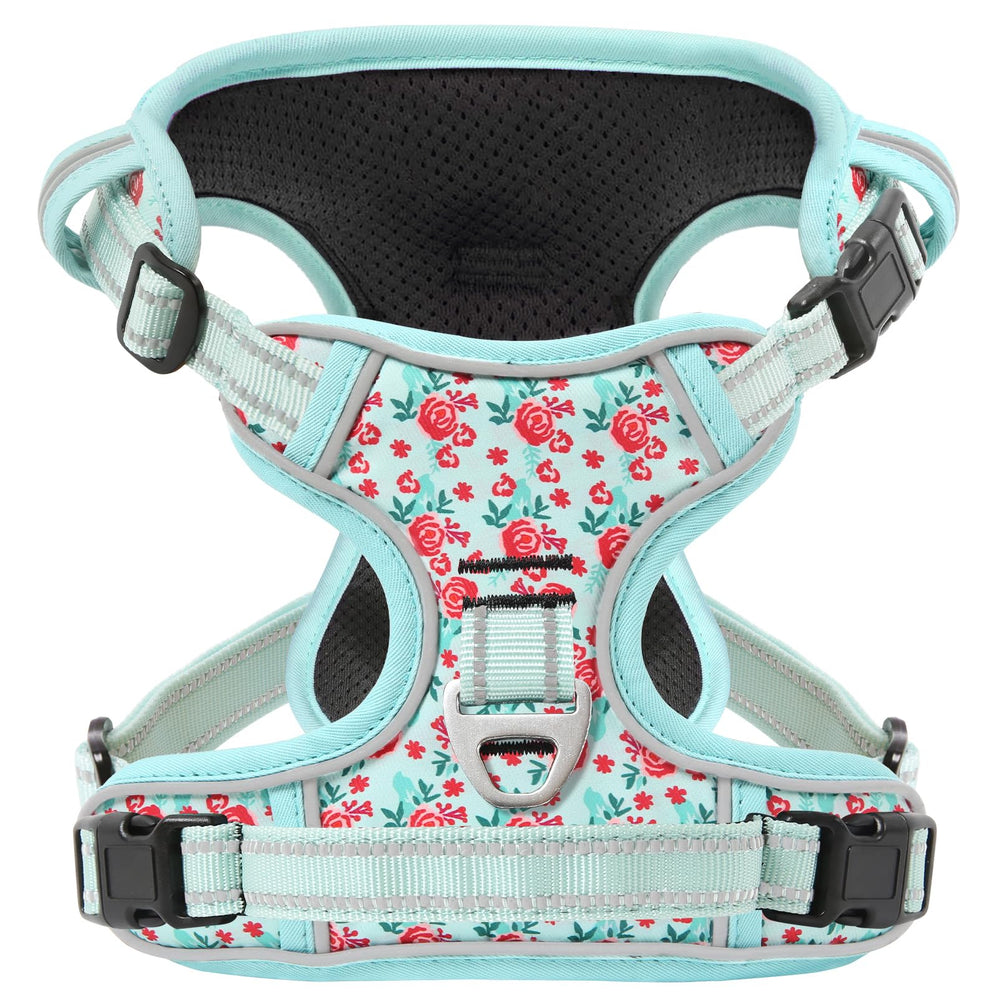 Timos dog harness with quick-release buckles for easy on/off during daily walks