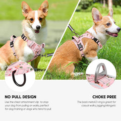 Timos dog harness with reflective Ox ford fabric for night visibility