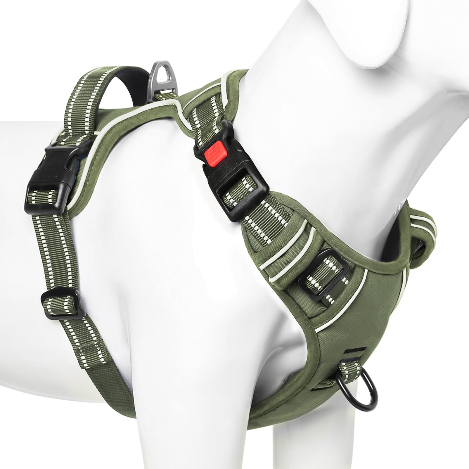 Timos size L harness fits large dogs securely with generous neck/chest range