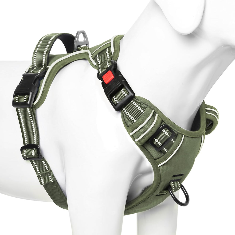 Timos size L harness fits large dogs securely with generous neck/chest range