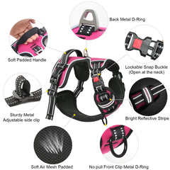 Timos No Pull Harness breathable mesh lining reduces chafing during activity
