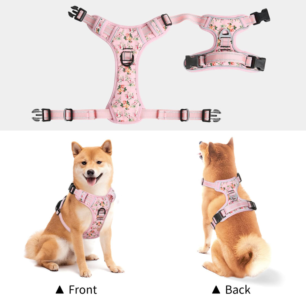 Timos No Pull Harness four-way adjustable straps provide a snug fit.