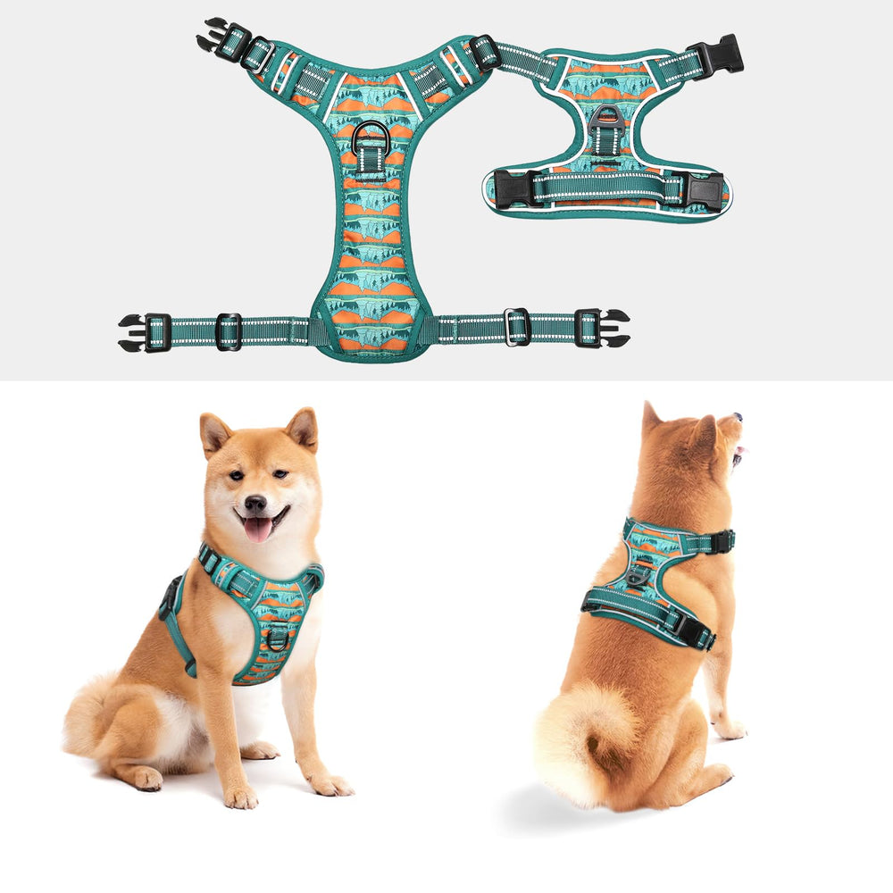 Timos size-L harness fits neck 46-66 cm and chest 43-86 cm